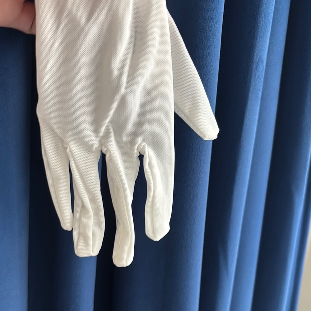 NEW For Love & Lemons Bridal Hazel Mini Wedding Dress w/ Gloves - Picture 13 of 13